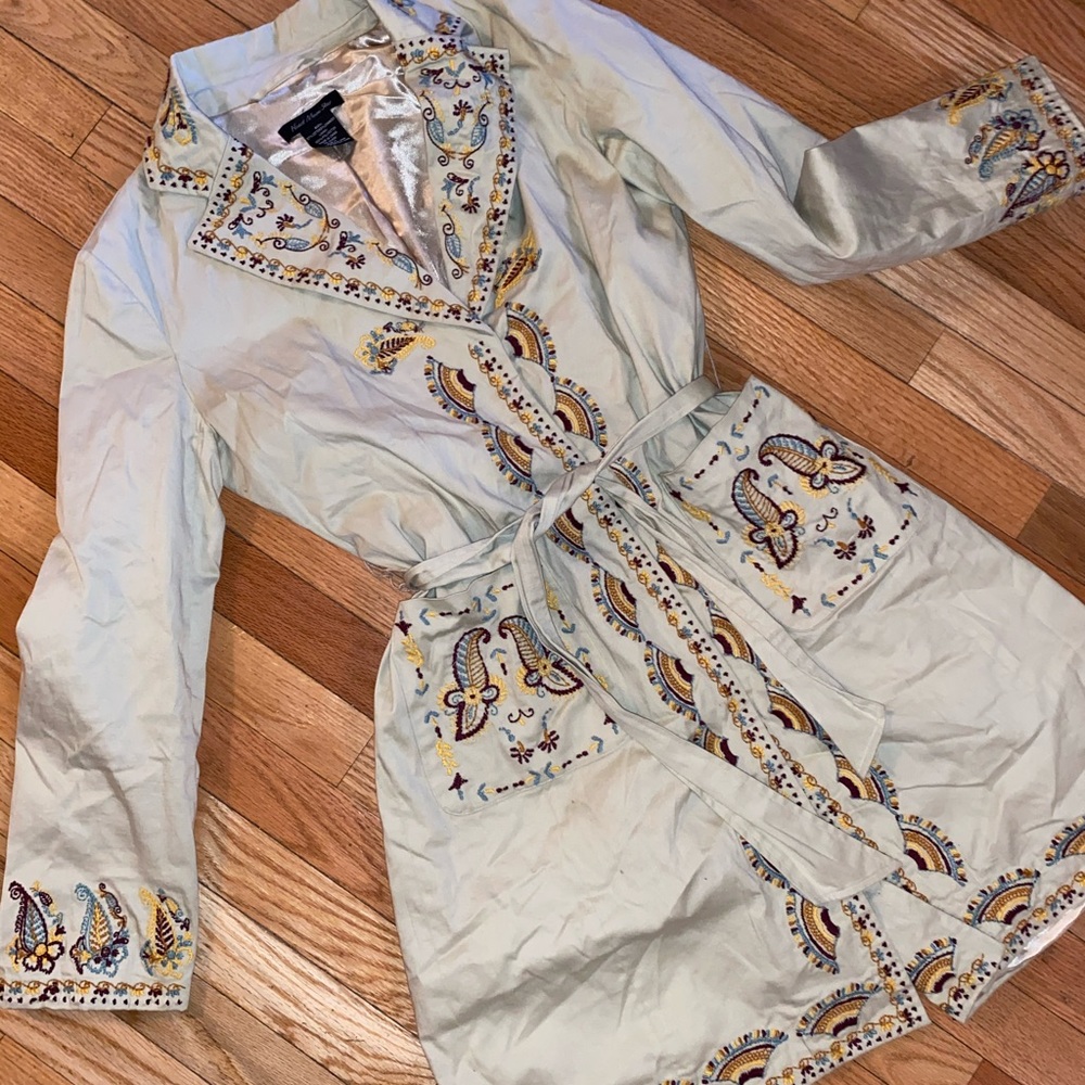 Heart Moon Star Embroidered Jacket